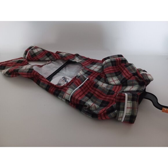 Luvgear Red/White Plaid Small Dog Pyjamas Size S/P # LUVQS11293 - Picture 8 of 16